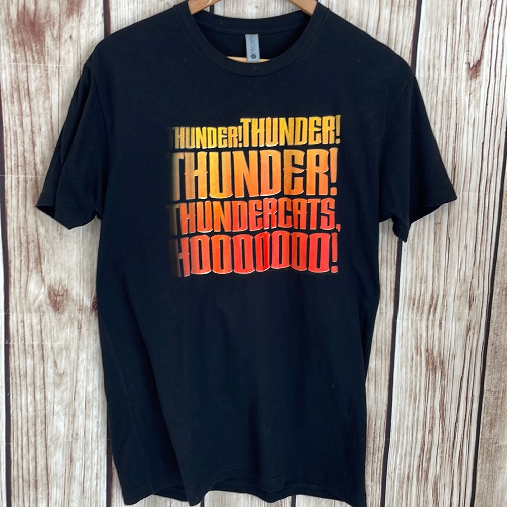 Next Level Apparel Thunder Cats Hoooo! Black Tee Medium New
